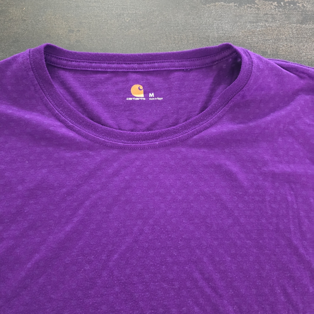 Carhartt Women's Vibrant Purple Long Sleeve Tee Size Medium - Picture 4 of 10